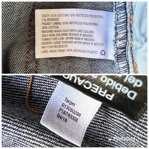 Universal Threads Raw Hem‎ Blue Denim Mini Skirt - Picture 5 of 7